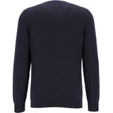 MARVELIS - Modern Fit - Trui - Marine Blauw - 100% Katoen