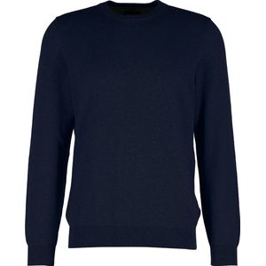 MARVELIS - Modern Fit - Trui - Marine Blauw - 100% Katoen