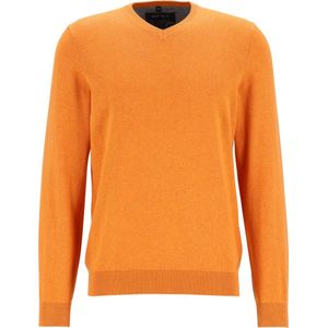 MARVELIS - Heren Trui - V-hals - Licht Getailleerd - 100% Katoen - Groen