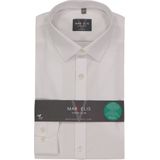 MARVELIS - Heren Overhemd - Wit - Poplin - Slim Fit
