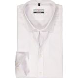 MARVELIS - Heren Overhemd - Wit - Poplin - Slim Fit