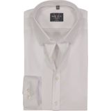 MARVELIS - Heren Overhemd - Wit - Poplin - Slim Fit