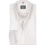 MARVELIS - Overhemd - Wit - Poplin - Extra Lange Mouwen