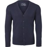MARVELIS - Donkerblauw - Vest - Wol - V-hals
