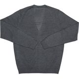 MARVELIS - Heren Vest - Antraciet Grijs Melange - Wol - V-hals