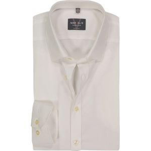 MARVELIS - Overhemd - Wit - Poplin - Super Slim Fit