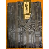 Normann - 94010 - Pyjama - Antraciet Grijs/Donker Blauw - Satijn, 83% Polyester, 17% Katoen