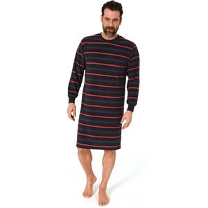 Nachthemd - Badstof - Grijs - 80% Katoen 20% Polyester