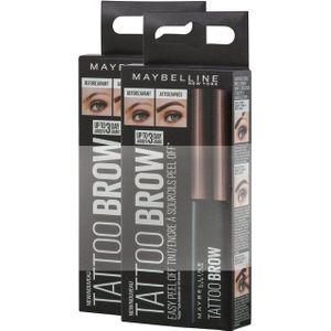 Maybelline - Tattoo Brow Gel Tint - Wenkbrauwgel - Dark Brown - 10 g