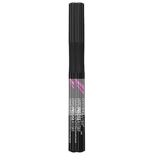 Maybelline New York Eyeliner, Hyper Precise Allday Liner, wis- en waterbestendig, nr. 700 Black dubbelpak