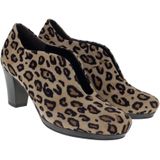 Gabor - Pumps - Beige - Suède - Open Voorkant - Luipaardprint