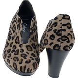 Gabor - Pumps - Beige - Suède - Open Voorkant - Luipaardprint