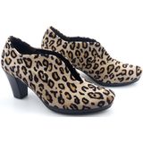 Gabor - Pumps - Beige - Suède - Open Voorkant - Luipaardprint