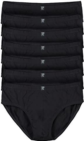 JP 1880 - Hipsters - Zwart - 7 Pack - Onderbroeken met Elastische Tailleband