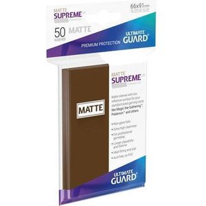 Ultimate Guard Supreme UX Sleeves Standard Size Matte Brown (50)