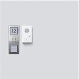 Siedle Set CAB 850-1 E/W deurintercom met kabel Infofeld Zilver, Wit