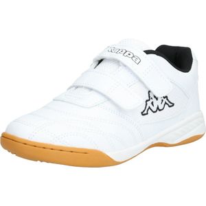 Kappa - Kick Off - Sportschoenen - Wit - Zwart - Synthetisch - Rubber