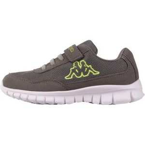 Kappa Follow Sneakers voor kinderen, uniseks, Grey Lime, 27 EU