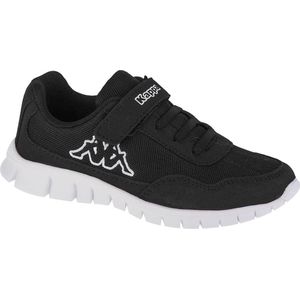 Kappa Follow sneakers voor kinderen, zwart wit, 26 EU