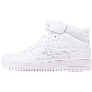 Kappa Bash Mid Sneakers, uniseks, wit, 37 EU