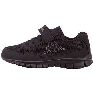 Kappa Unisex Follow Oc sneakers voor kinderen, 1116 Black Grey, 35 EU