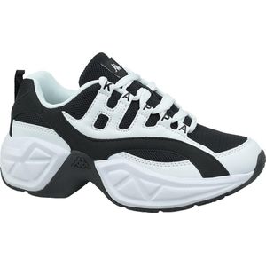 Kappa Unisex Kids Overton Low-Top Sneakers, Wit Zwart 1011, 42 EU