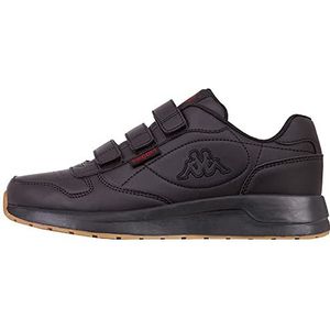 Kappa Unisex Base Vl sneakers, zwart, 36 EU