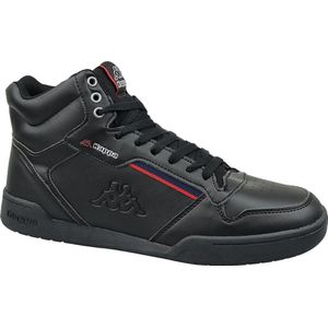 Kappa Mangan Hi-Top Sneakers voor heren, 1120 Zwart Rood, 42 EU