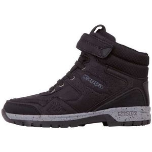 Kappa Unisex Lithium Hi-Top Sneakers voor kinderen, Zwart Grijs 1116, 45 EU