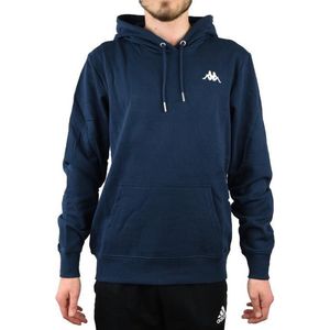 Kappa Vend Hooded 707390-19-4024, Mannen, Marineblauw, Sporttrui casual maat: S