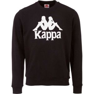 Kappa Sertum RN Sweatshirt 703797-19-4006, Mannen, Zwart, Sporttrui casual