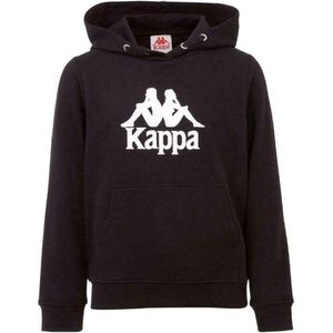 Kappa Unisex sweatshirt met capuchon Kinderhoodie 705322J Zwart