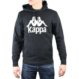 Kappa Taino Hooded 705322-19-4006, Mannen, Zwart, Sporttrui casual