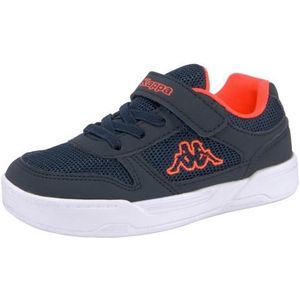 Kappa Dalton Kids Sneakers voor kinderen, uniseks, Blauw Navy Coral 6729, 34 EU