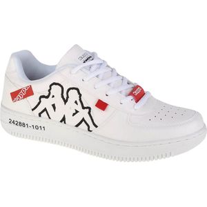 Kappa Bash Ol Sneaker voor heren, 1011 Wit Zwart, 39 EU