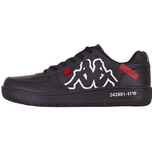 Kappa Unisex Bash Ol Sneaker, 1110 Zwart Wit, 39 EU