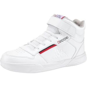 Kappa Uniseks Mangan II Ice Kids sneakers voor kinderen, 1020, wit-rood, 29 EU
