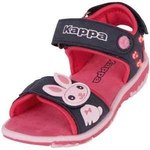 Kappa Coney K Slipper voor jongens, 6722 Navy Pink, 26 EU