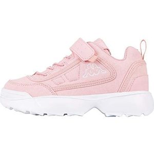 Kappa Rave Sun K Sneakers voor kinderen, uniseks, 2110 roséwit., 27 EU