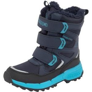 Kappa Vipos Tex K Unisex Kids loopschoen voor kinderen op straat, 6766 Navy Turquoise, 25 EU