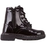 Kappa - DEENISH Shine K - Uniseks Kinderstraatschoenen - Zwart/Zilver