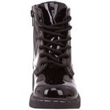 Kappa - DEENISH Shine K - Uniseks Kinderstraatschoenen - Zwart/Zilver