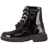 Kappa - DEENISH Shine K - Uniseks Kinderstraatschoenen - Zwart/Zilver