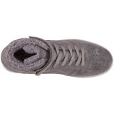 Kappa Marabu Sneakers voor dames en heren, sportschoenen met Kappa-logo in reliëf en gekleurde applicaties, onderhoudsvriendelijke metgezel voor vele outfits, zwart en wit, maten 36-47, grijs, 45 EU