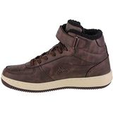 Kappa Unisex BASH MID FUR sneakers, bruin/offwhite, 38 EU