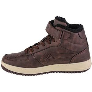Kappa Unisex BASH MID FUR sneakers, bruin/offwhite, 36 EU