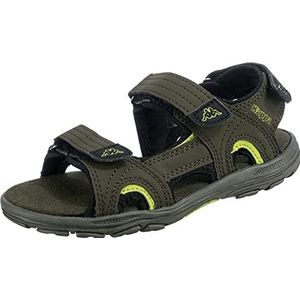 Kappa Early II K, sandalen voor jongens, uniseks, kinderen, legergroen, 26 EU, Groen