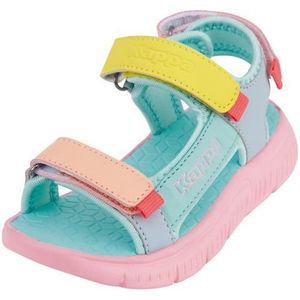 Kappa Kana Mf K sandalen voor kinderen, uniseks, L Blauw Multi, 38 EU