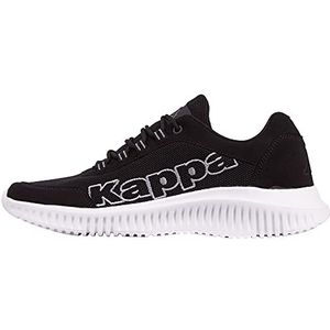 Kappa Unisex Biwor Sneaker, Zwart/Grijs, 44 EU