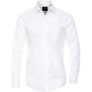 CASA MODA - Overhemd - Wit - Popeline - Modern Fit